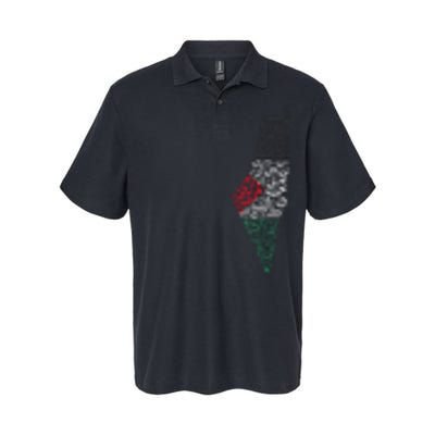 Palestine Free Palestine in Arabic Free Gaza Palestine Flag Softstyle Adult Sport Polo