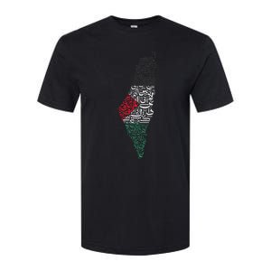 Palestine Free Palestine in Arabic Free Gaza Palestine Flag Softstyle CVC T-Shirt