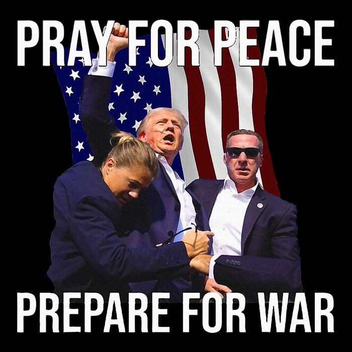 Pray For Peace Prepare For War Protrump Impact Tech Backpack