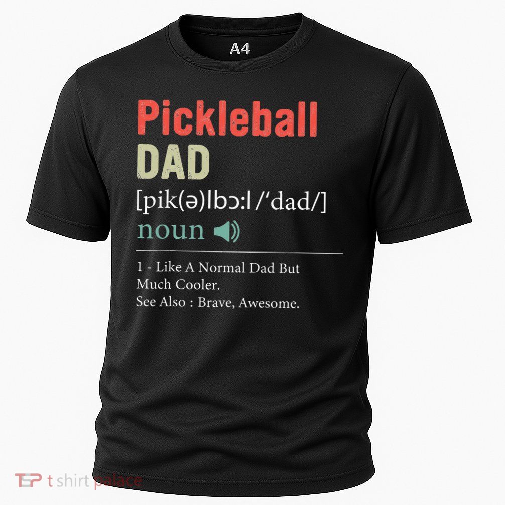 Pickleball Funny Pickleball Dad Definition Father's Day Performance Shirt