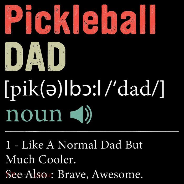 Pickleball Funny Pickleball Dad Definition Father's Day Youth Performance Sprint T-Shirt