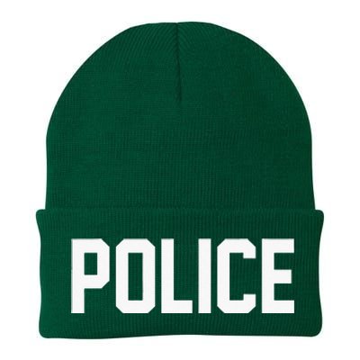 Police For Police Officer Halloween Costume Knit Cap Winter Beanie