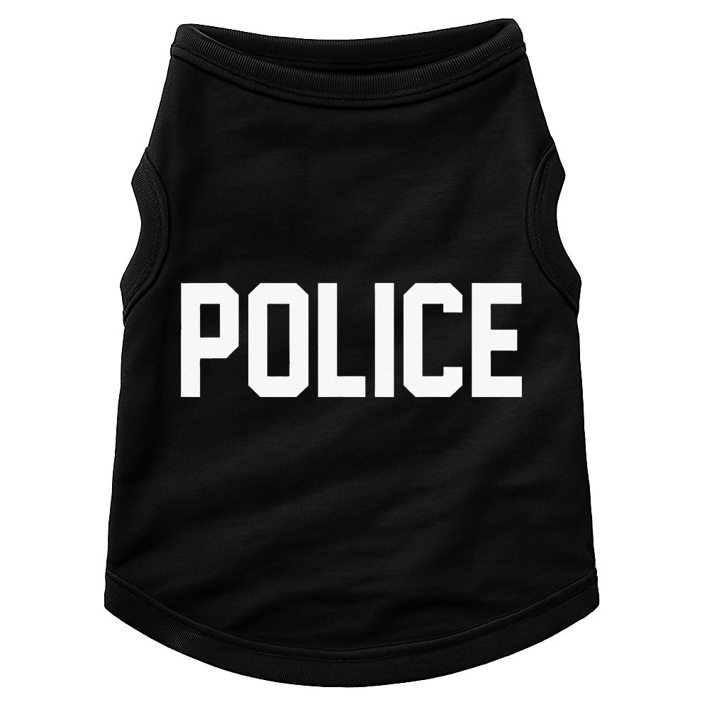 Police For Police Officer Halloween Costume Doggie Tank