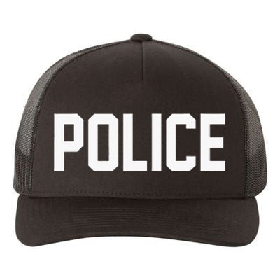 Police For Police Officer Halloween Costume Yupoong Adult 5-Panel Trucker Hat