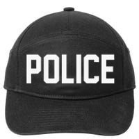 Police For Police Officer Halloween Costume 7-Panel Snapback Hat