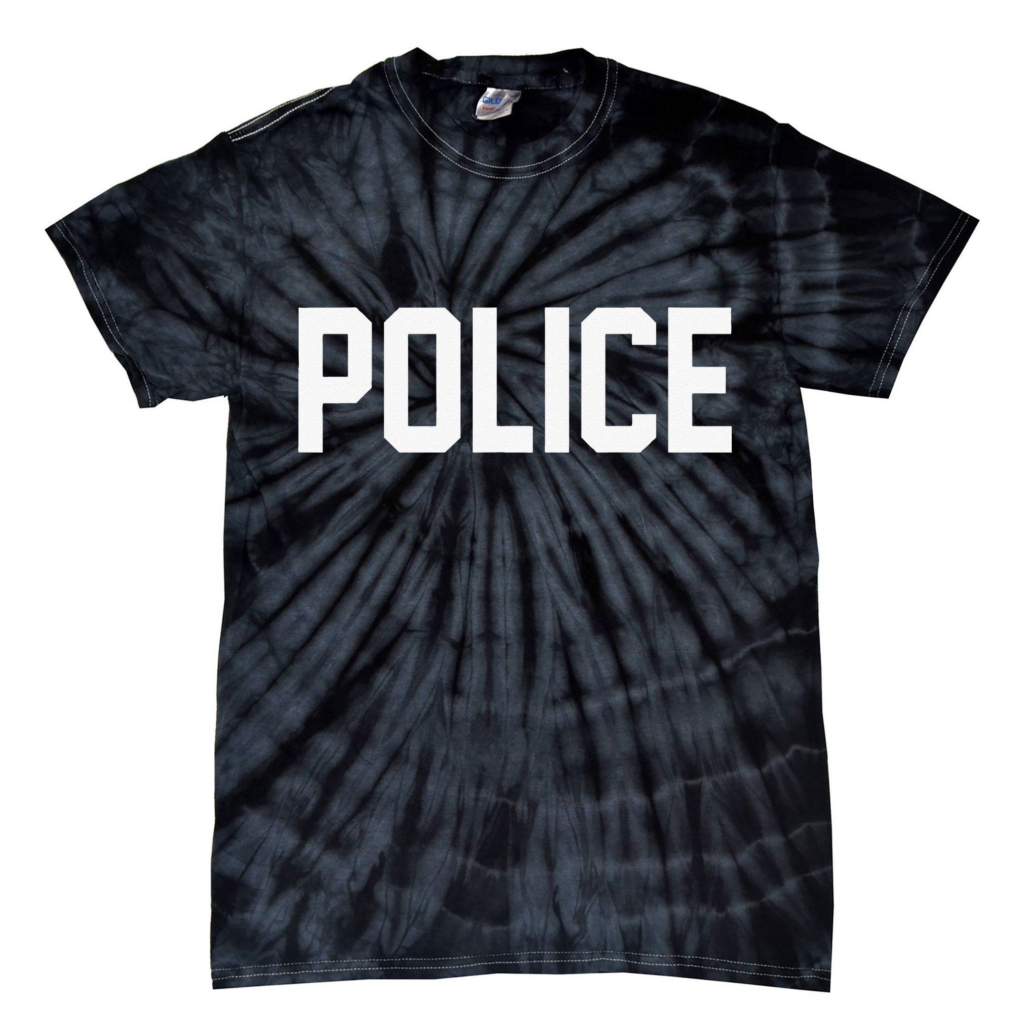 Police For Police Officer Halloween Costume Tie-Dye T-Shirt