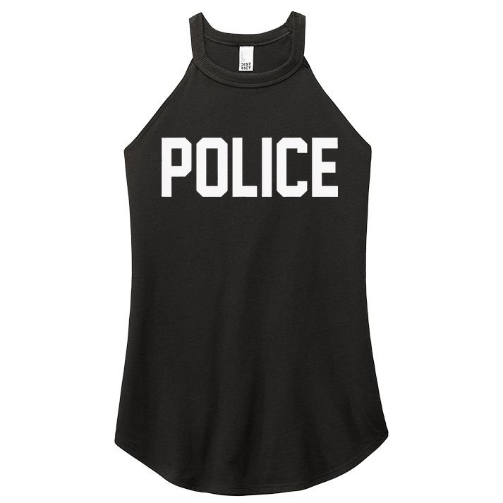 Police For Police Officer Halloween Costume Women's Perfect Tri Rocker Tank