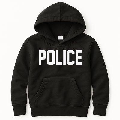 Police For Police Officer Halloween Costume Kids Hoodie