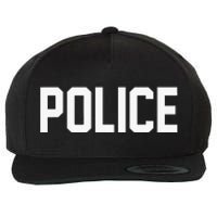 Police For Police Officer Halloween Costume Wool Snapback Cap