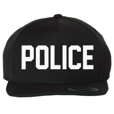 Police For Police Officer Halloween Costume Wool Snapback Cap