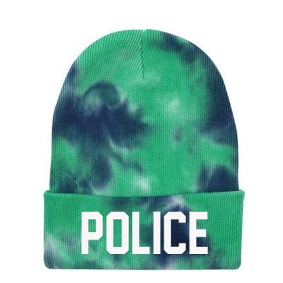 Police For Police Officer Halloween Costume Tie Dye 12in Knit Beanie