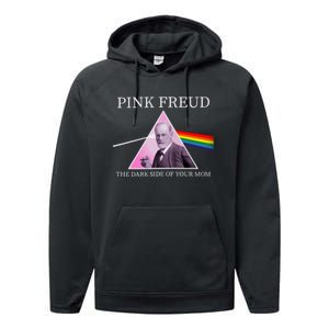 Psychology Freud Pink Dark Side Of The Mom Freudia Performance Fleece Hoodie