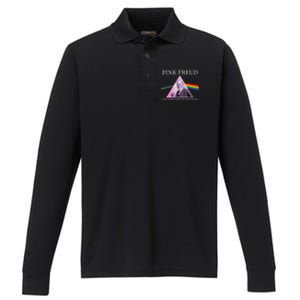 Psychology Freud Pink Dark Side Of The Mom Freudia Performance Long Sleeve Polo