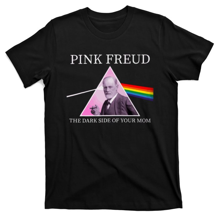 Psychology Freud Pink Dark Side Of The Mom Freudia T-Shirt