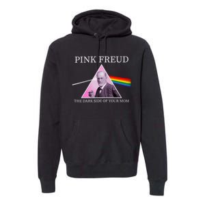 Psychology Freud Pink Dark Side Of The Mom Freudia Premium Hoodie