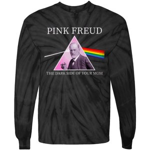 Psychology Freud Pink Dark Side Of The Mom Freudia Tie-Dye Long Sleeve Shirt