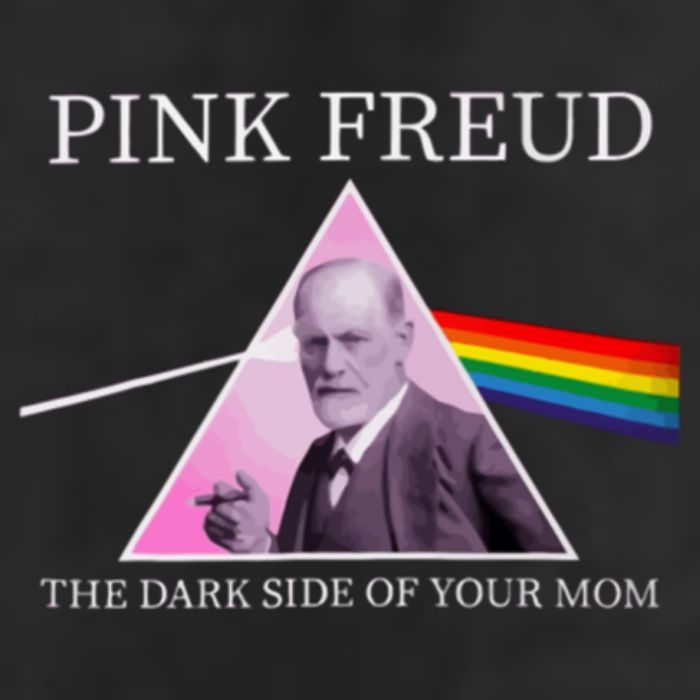 Psychology Freud Pink Dark Side Of The Mom Freudia Trucker Hat