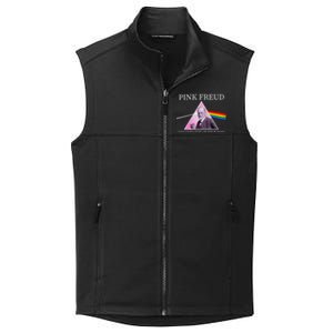 Psychology Freud Pink Dark Side Of The Mom Freudia Collective Smooth Fleece Vest