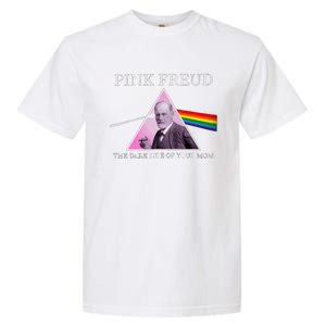 Psychology Freud Pink Dark Side Of The Mom Freudia Garment-Dyed Heavyweight T-Shirt