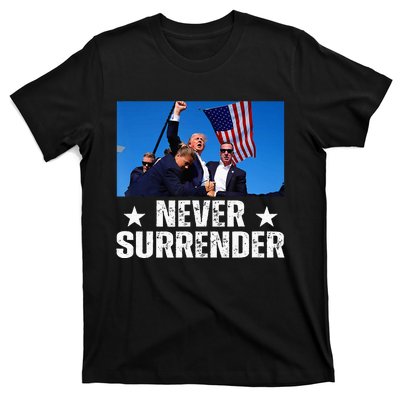 Pray For President Trump Never Surrender God Bless Trump T-Shirt