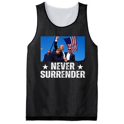 Pray For President Trump Never Surrender God Bless Trump Mesh Reversible Basketball Jersey Tank