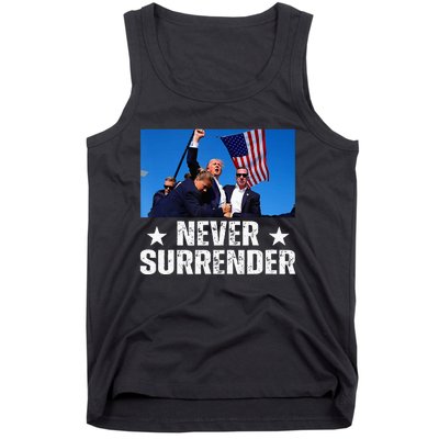 Pray For President Trump Never Surrender God Bless Trump Tank Top