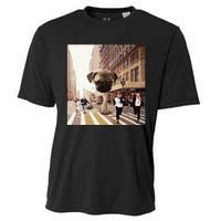 PUGZILLA Funny Pug For Dog Lovers To Halloween Cooling Performance Crew T-Shirt