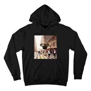 PUGZILLA Funny Pug For Dog Lovers To Halloween Hoodie