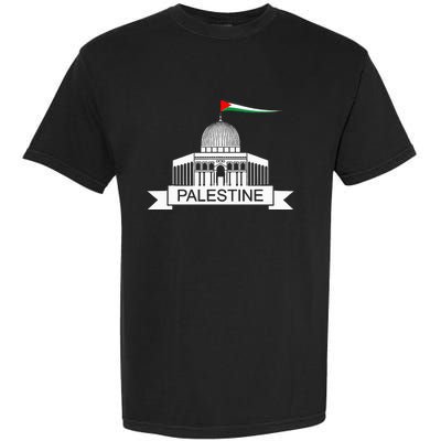 Palestine Free Palestine In Arabic Free Gaza Palestine Flag Garment-Dyed Heavyweight T-Shirt