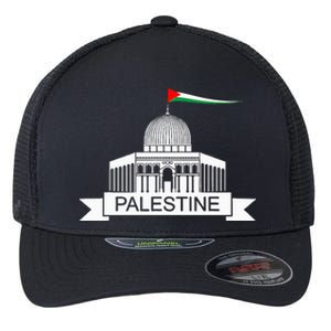 Palestine Free Palestine In Arabic Free Gaza Palestine Flag Flexfit Unipanel Trucker Cap