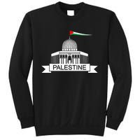 Palestine Free Palestine In Arabic Free Gaza Palestine Flag Sweatshirt