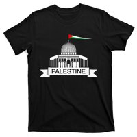 Palestine Free Palestine In Arabic Free Gaza Palestine Flag T-Shirt