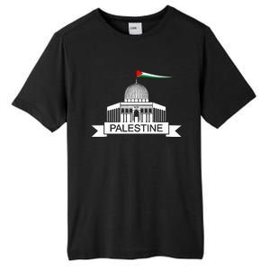 Palestine Free Palestine In Arabic Free Gaza Palestine Flag Tall Fusion ChromaSoft Performance T-Shirt