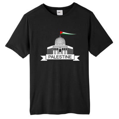 Palestine Free Palestine In Arabic Free Gaza Palestine Flag Tall Fusion ChromaSoft Performance T-Shirt