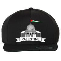 Palestine Free Palestine In Arabic Free Gaza Palestine Flag Wool Snapback Cap