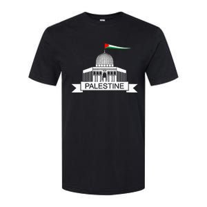 Palestine Free Palestine In Arabic Free Gaza Palestine Flag Softstyle CVC T-Shirt