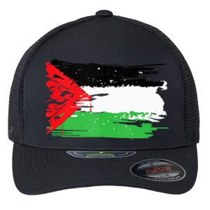 Palestine Flag Flexfit Unipanel Trucker Cap