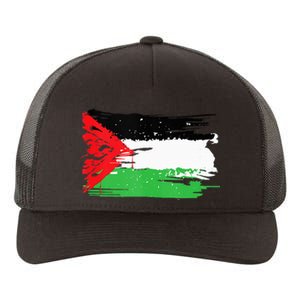 Palestine Flag Yupoong Adult 5-Panel Trucker Hat