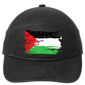 Palestine Flag 7-Panel Snapback Hat