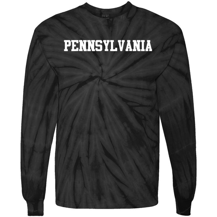 Pennsylvania Funny Tie-Dye Long Sleeve Shirt