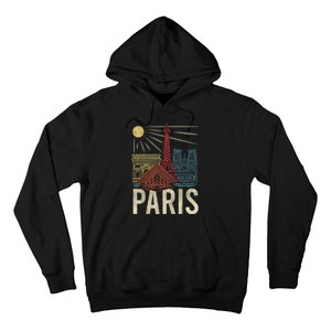 Paris France Paris Vacation Eiffel Tower Paris Souvenir Hoodie