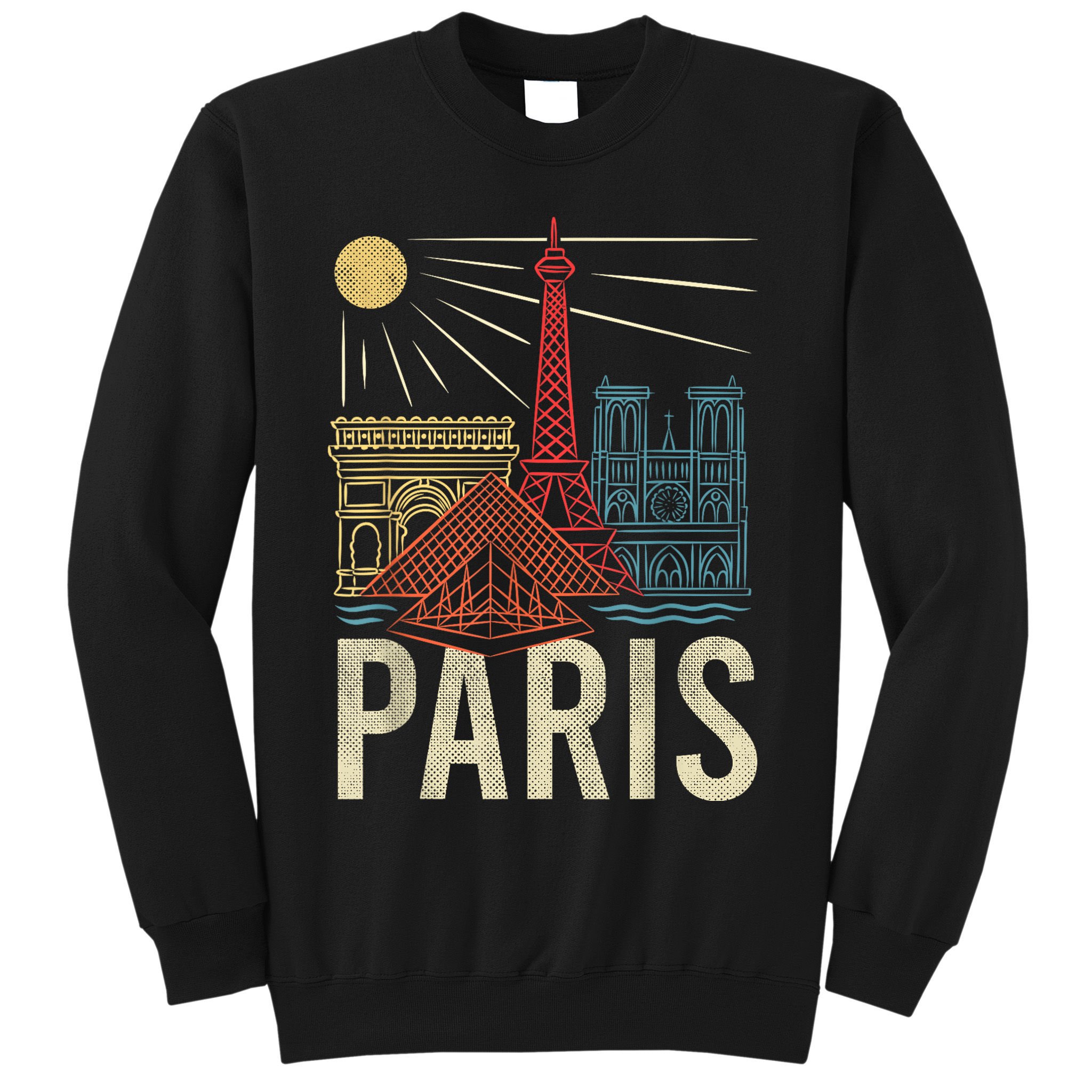 Paris France Paris Vacation Eiffel Tower Paris Souvenir Sweatshirt