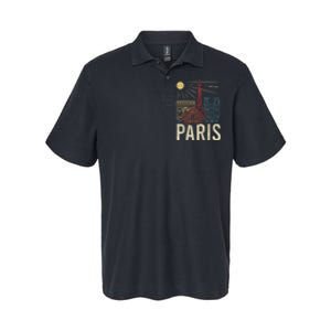 Paris France Paris Vacation Eiffel Tower Paris Souvenir Softstyle Adult Sport Polo