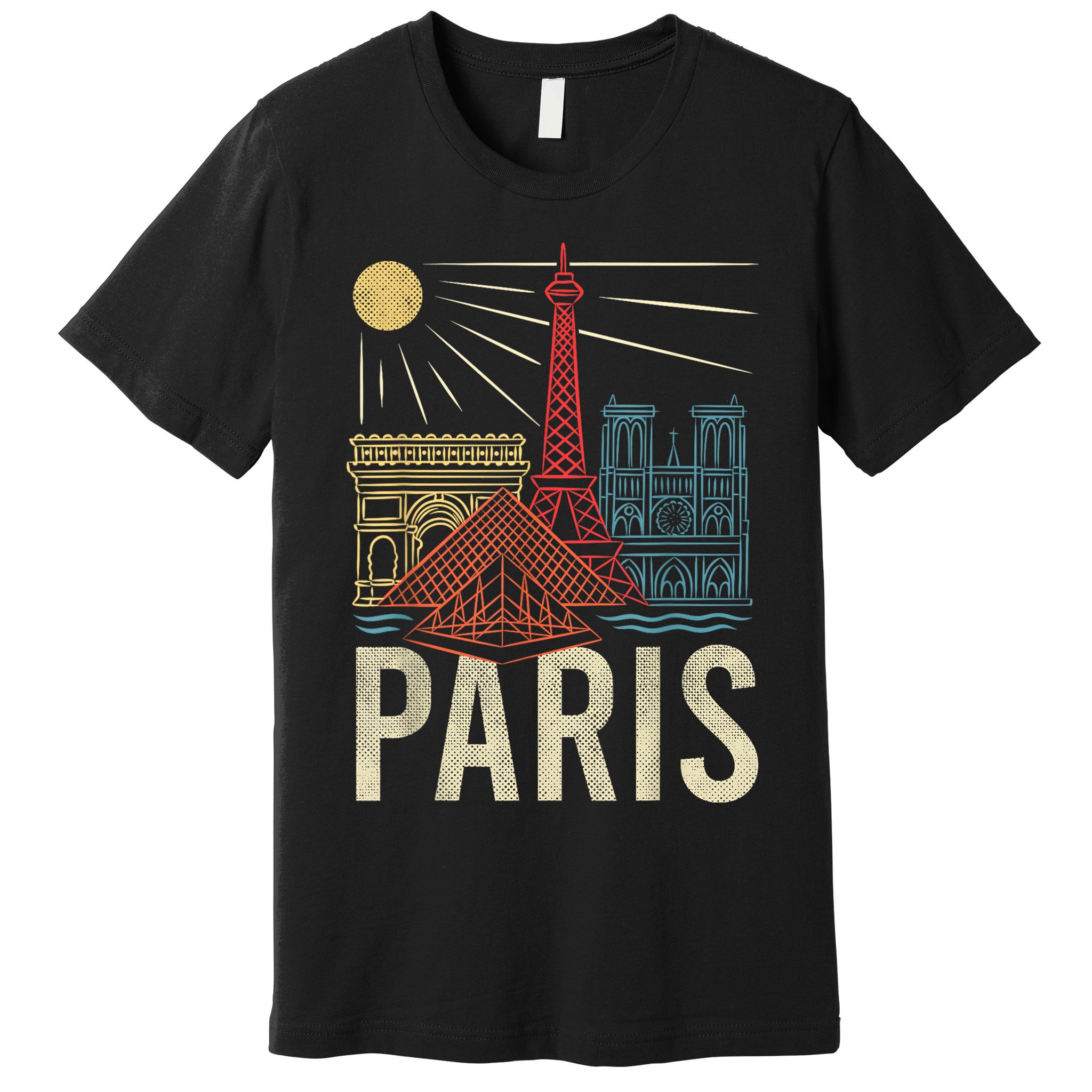 Paris France Paris Vacation Eiffel Tower Paris Souvenir Premium T-Shirt