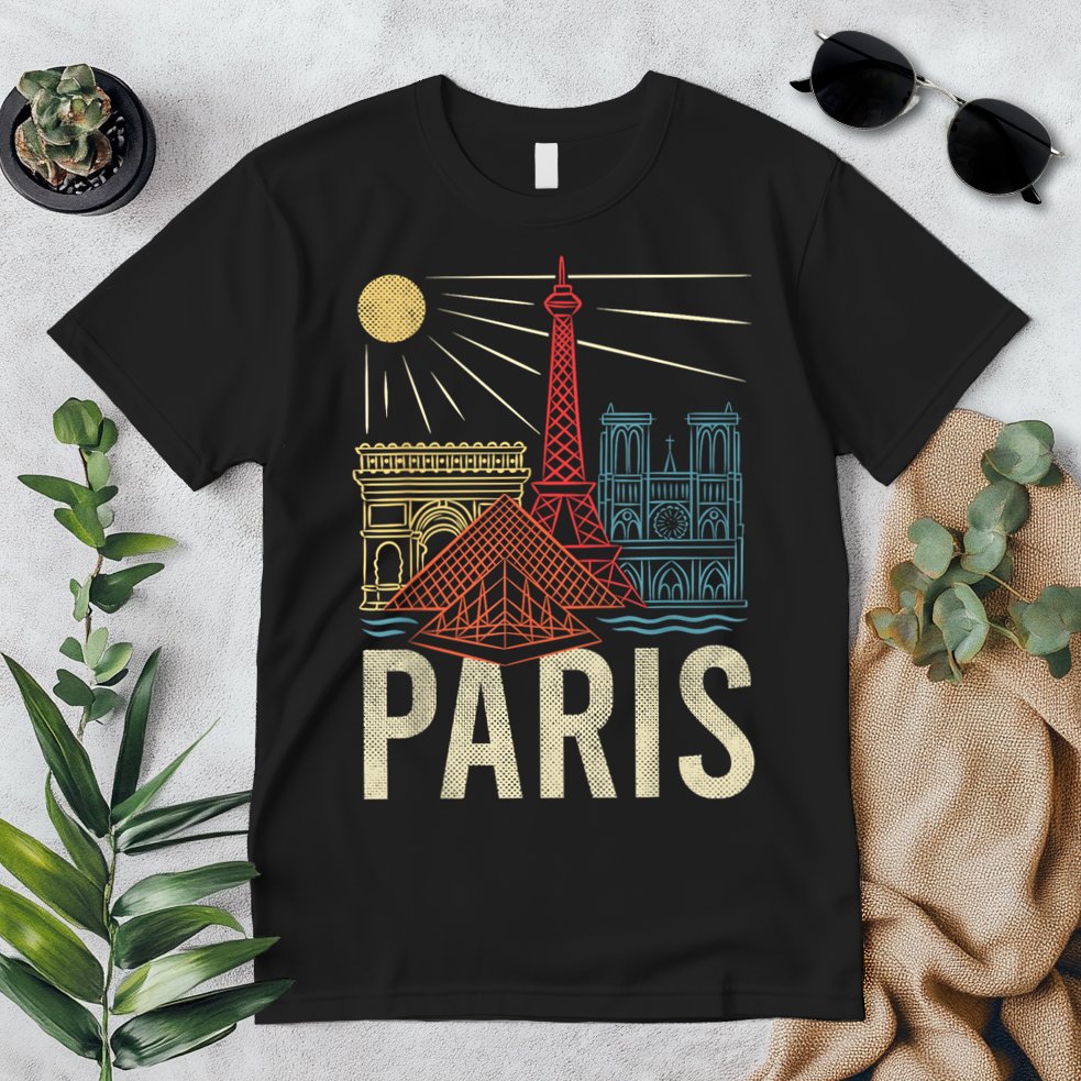 Paris France Paris Vacation Eiffel Tower Paris Souvenir Premium T-Shirt