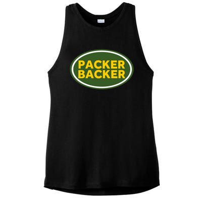 Packer Football Ladies PosiCharge Tri-Blend Wicking Tank