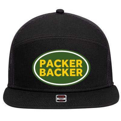 Packer Football 7 Panel Mesh Trucker Snapback Hat