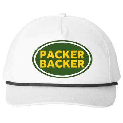 Packer Football Snapback Five-Panel Rope Hat