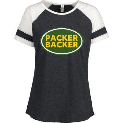 Packer Football Enza Ladies Jersey Colorblock Tee