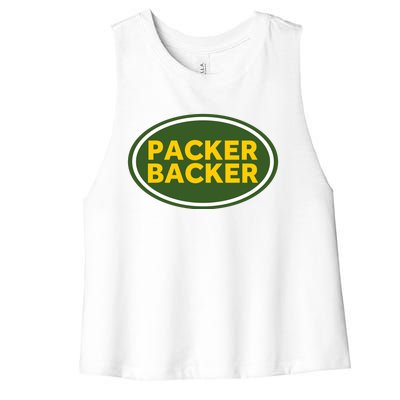 Packer Football Women's Racerback Cropped Tank